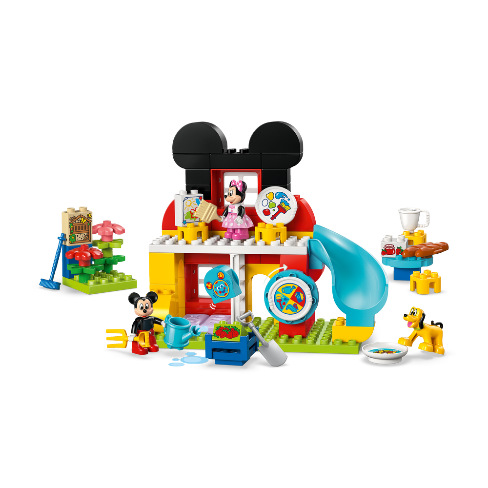 Casa de Mickey Mouse con Minnie y Pluto