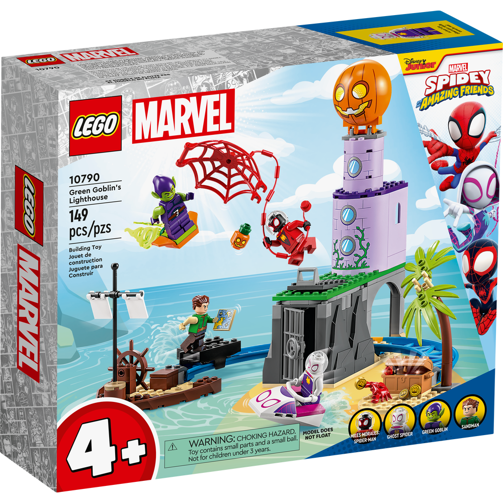 Equipo Spidey en el Faro del Duende Verde