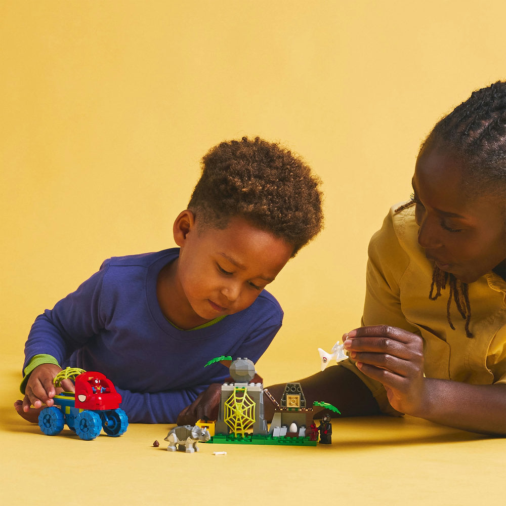 Todoterreno Dinosaurio y Equipo Spidey al Rescate