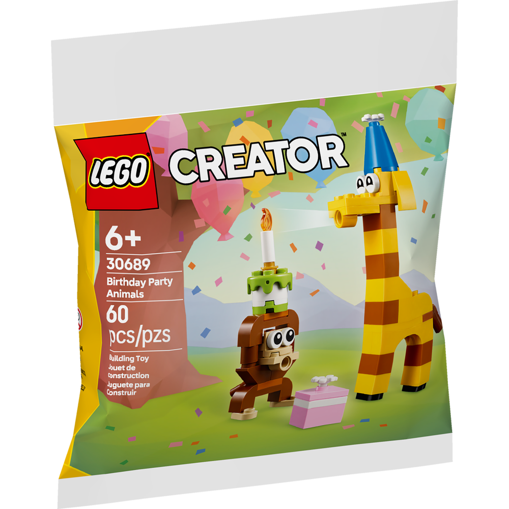 Fiesta de Cumpleaños con Animales, image size:1000x1000