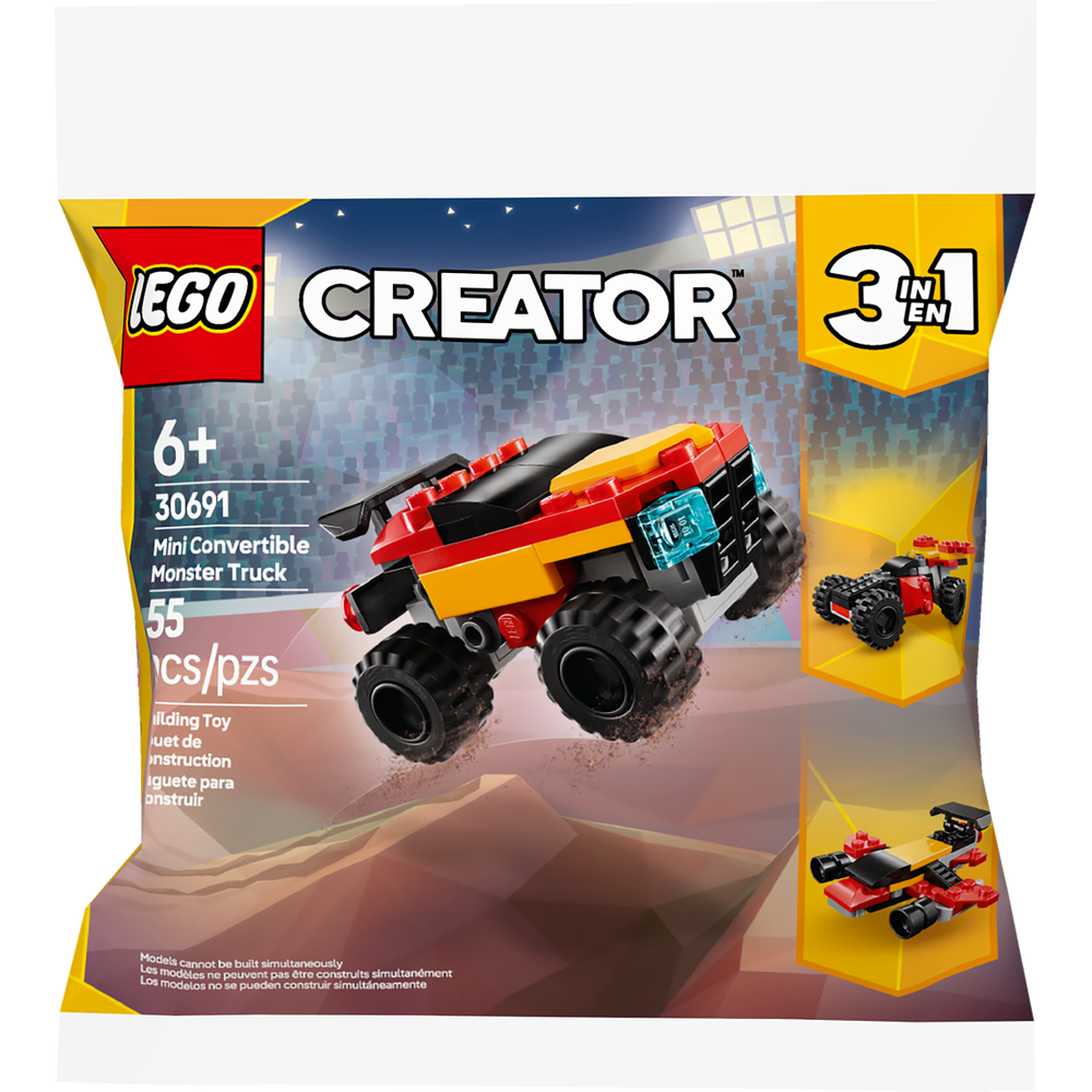 Mini Camioneta Monstruo Convertible