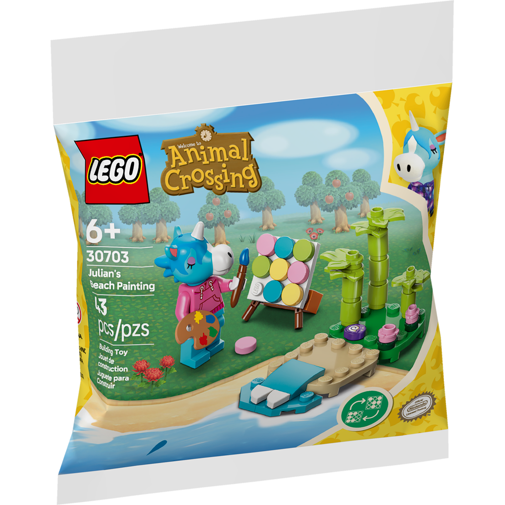 Pintando en la playa con Azulino