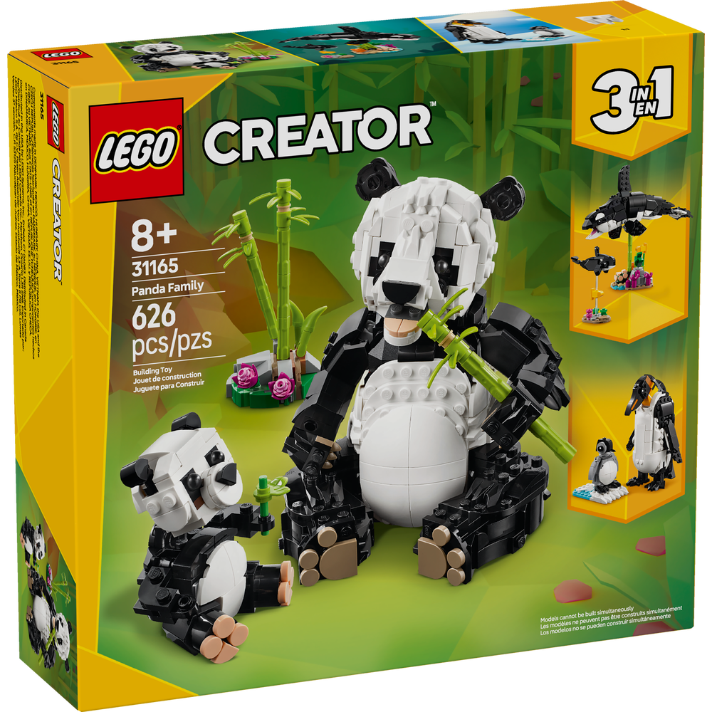 Fauna Salvaje: Familia de Pandas
