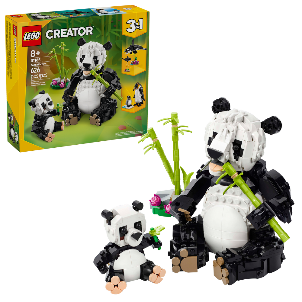 Fauna Salvaje: Familia de Pandas