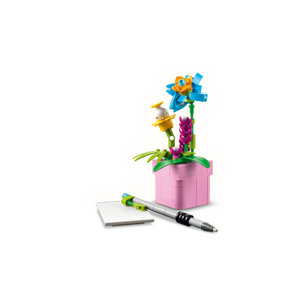 Máquina de Escribir con Flores