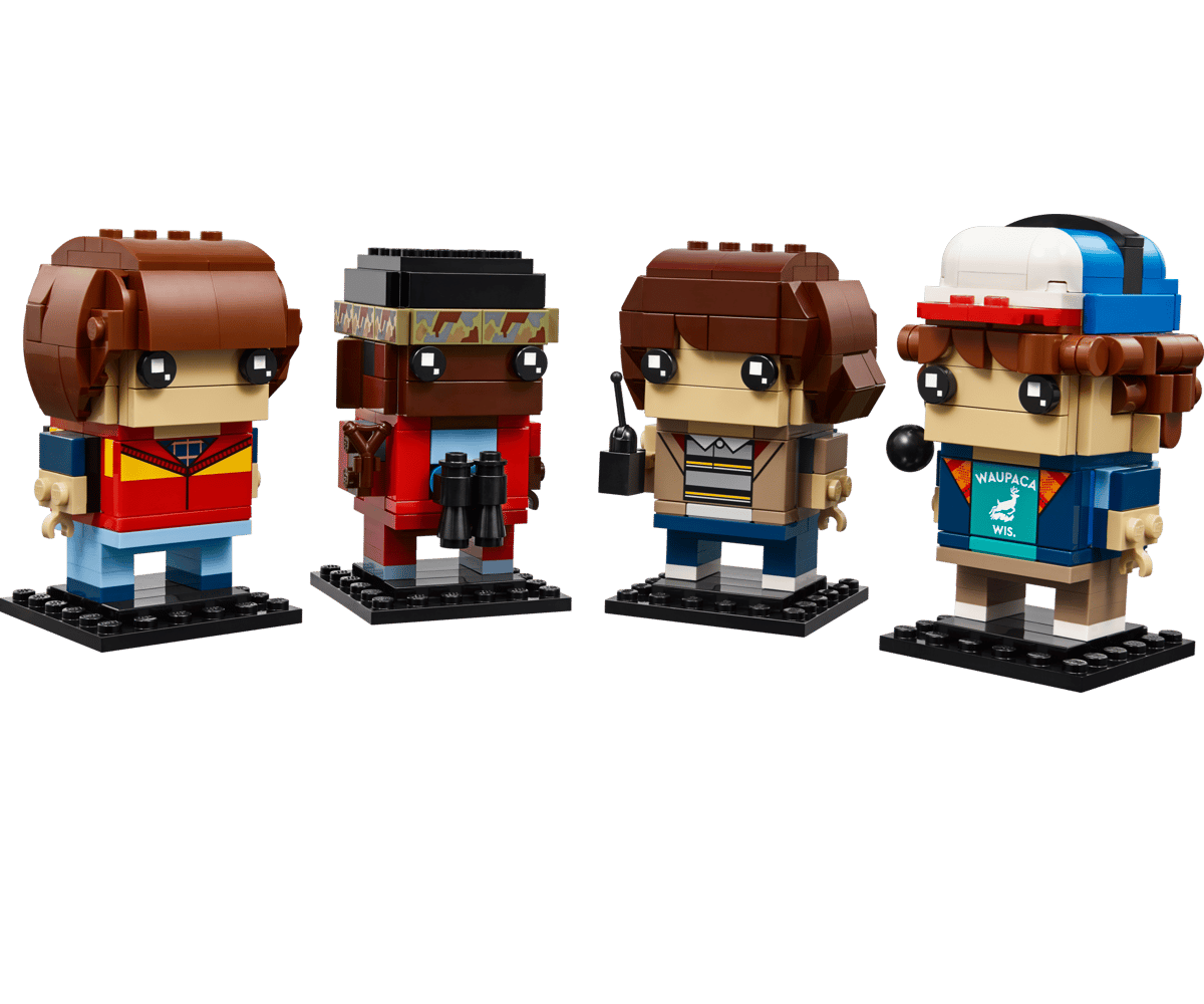 Figuras de Mike, Dustin, Lucas y Will