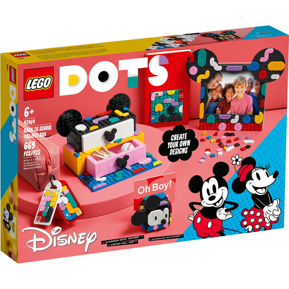 Mickey Mouse y Minnie Mouse: Caja de Proyectos de Vuelta al Cole