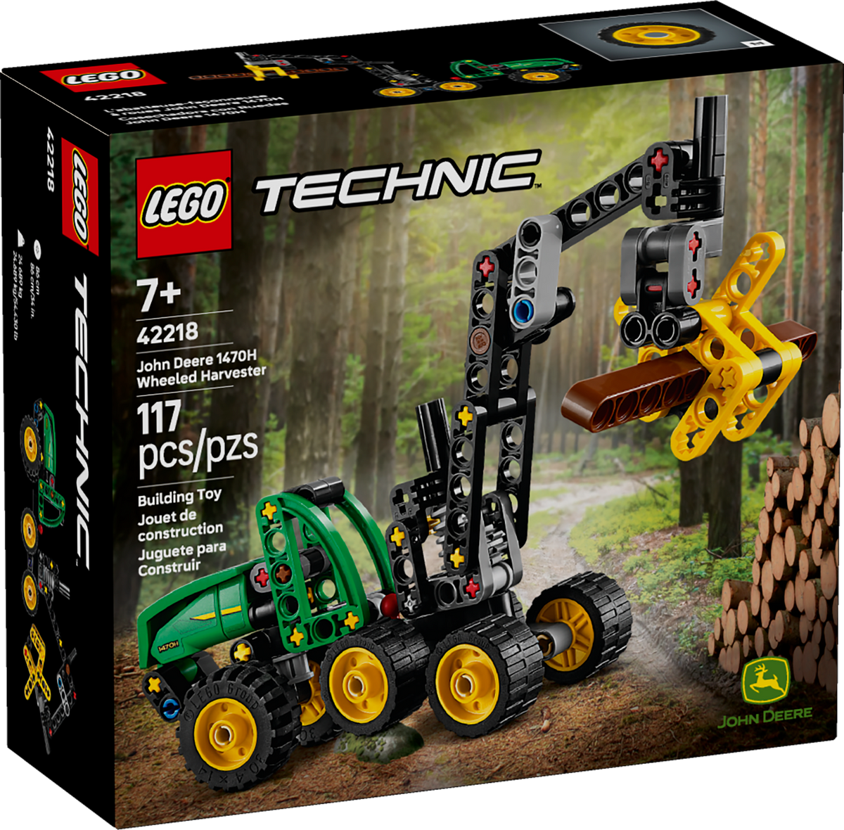 Cosechadora con Ruedas John Deere 1470H