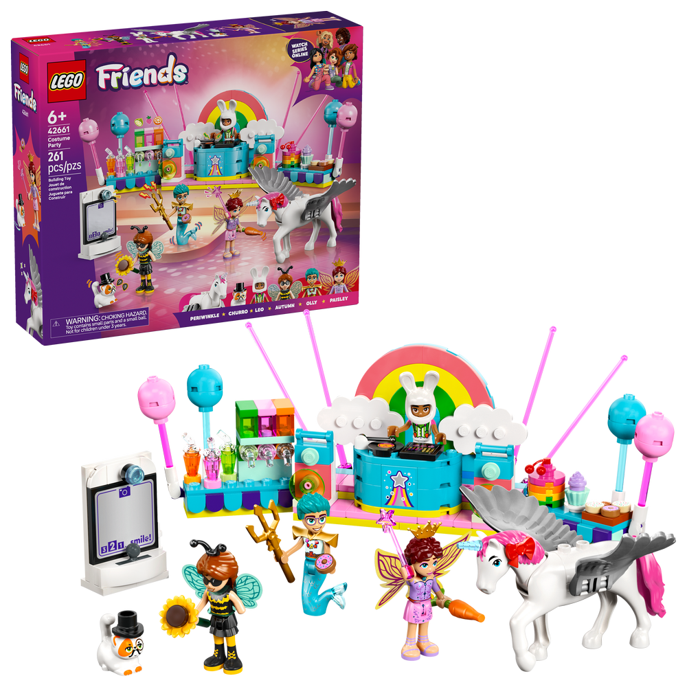 Fiesta de Disfraces con Unicornio y Hada