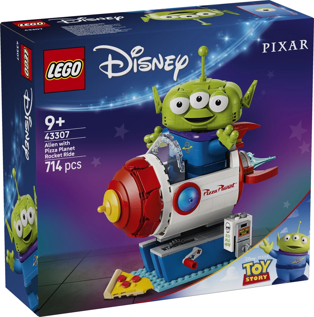Marcianito con Cohete de Pizza Planet