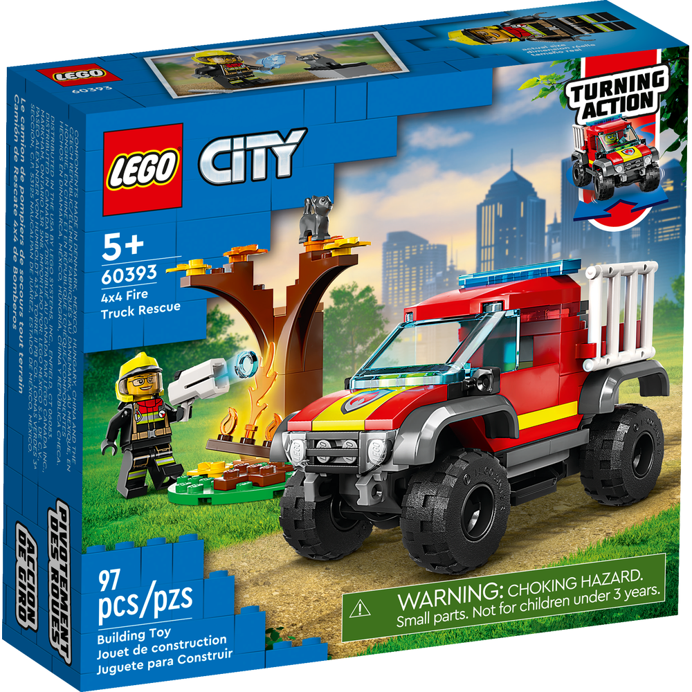 Lego top de bomberos