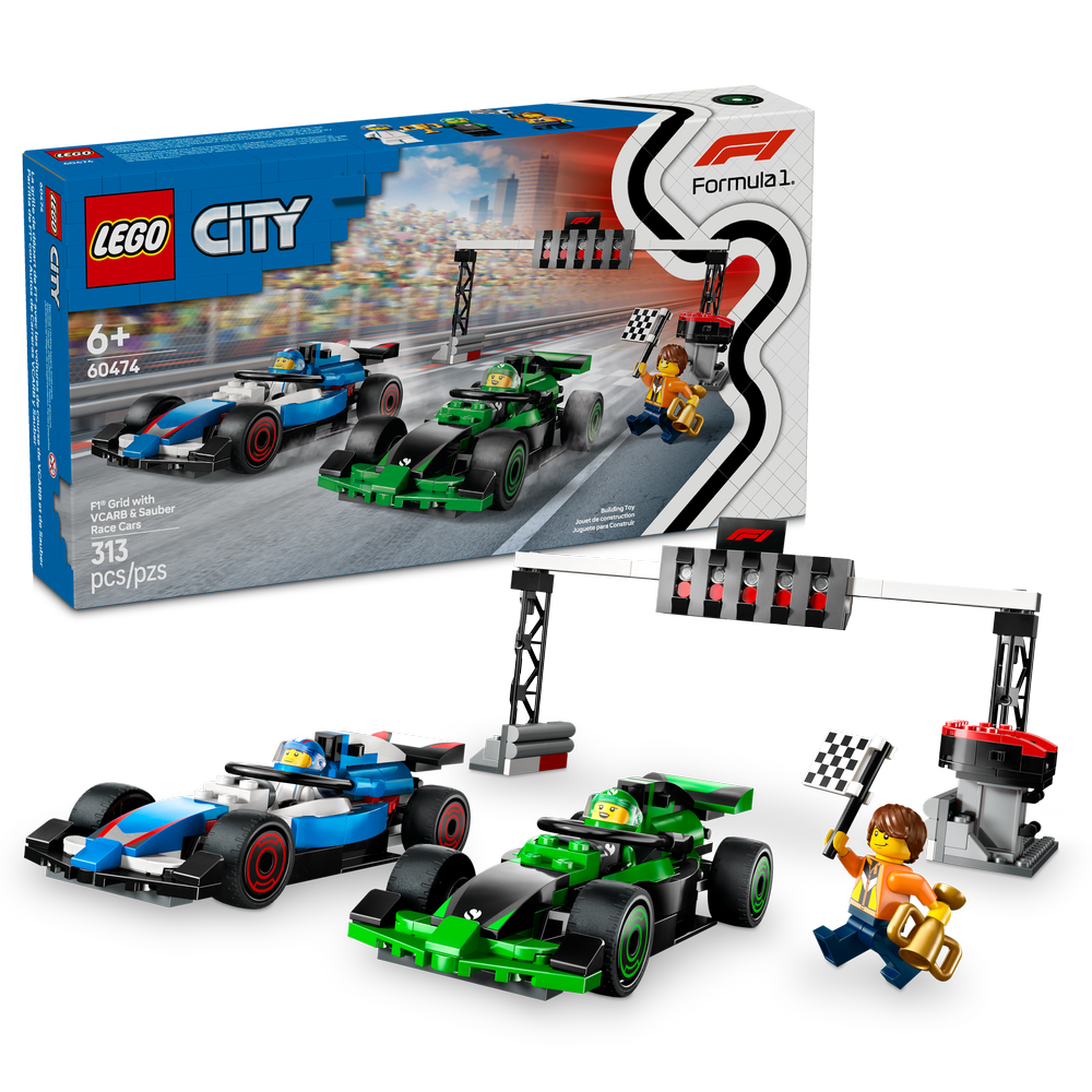 Parrilla de F1® con Coches de Carreras VCARB y Sauber