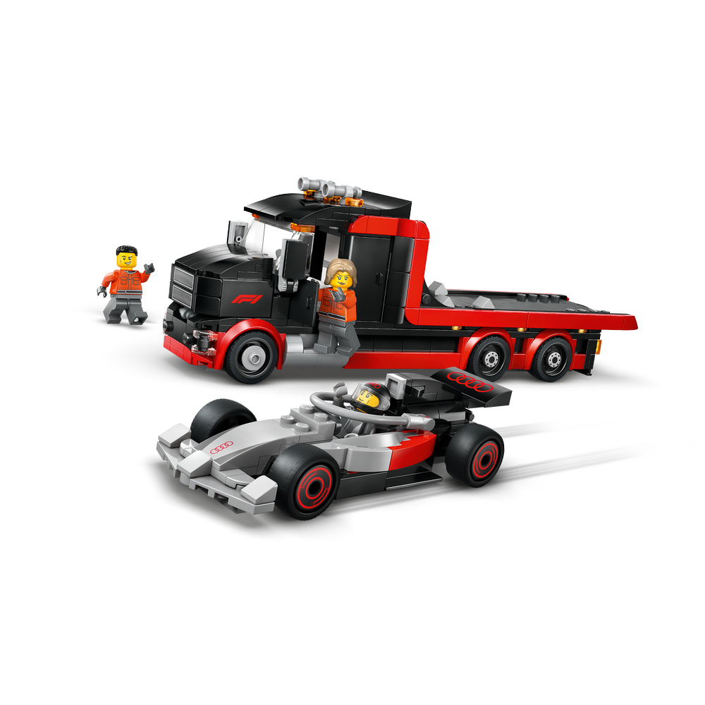 Camión de Exposición de F1® con Coche de Carreras Audi F1®