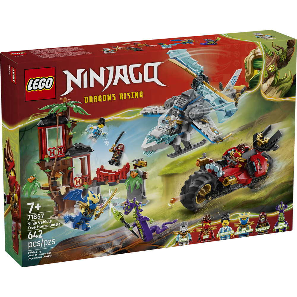 Batalla de Vehículos Ninja Junto a la Casa del Árbol