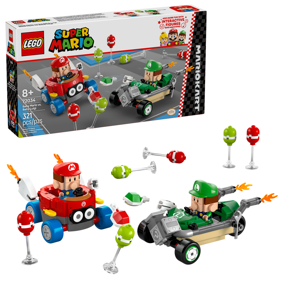 Mario Kart™: Bebé Mario vs. Bebé Luigi