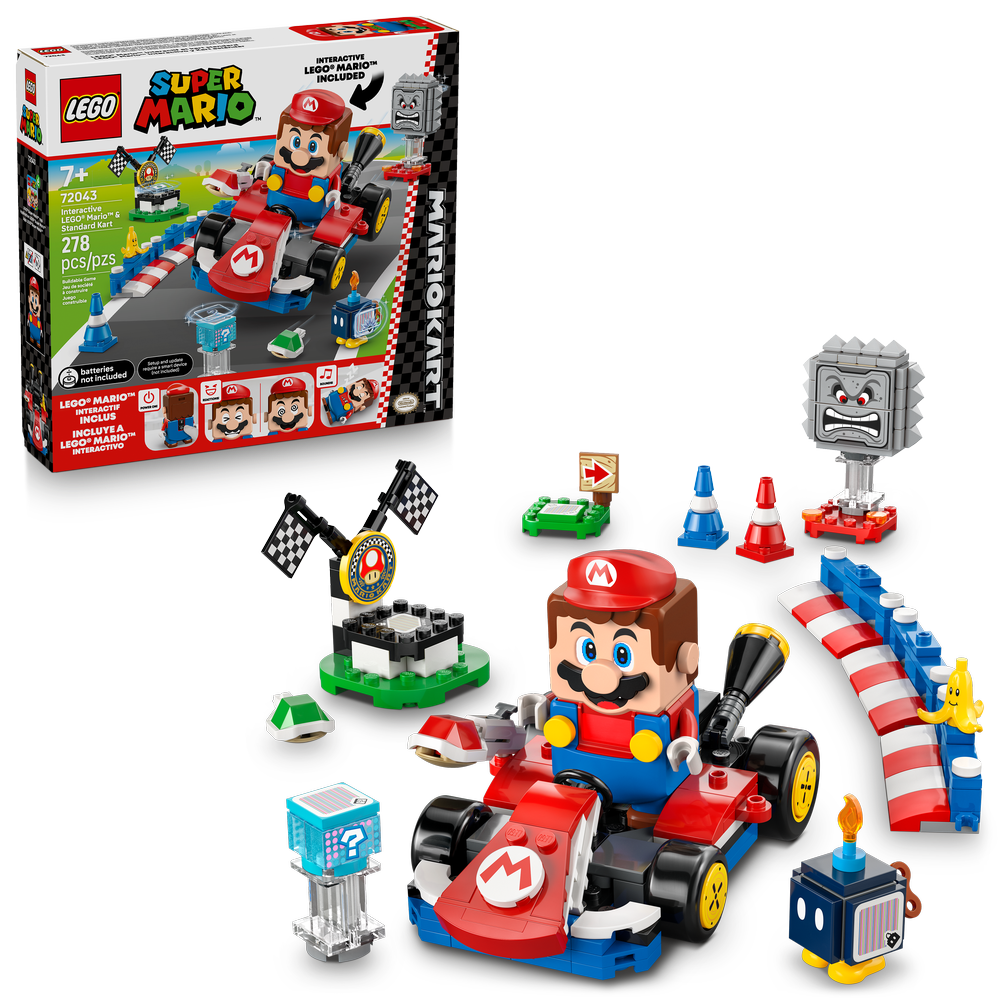 Mario Kart™ – LEGO® Mario™ interactivo y Kart estándar