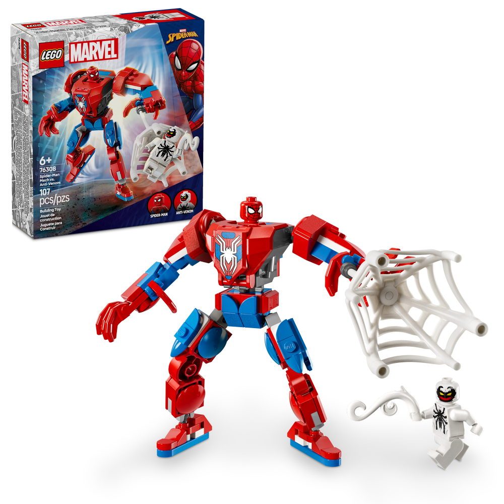 Armadura Robótica de Spider-Man vs. el Anti-Venom