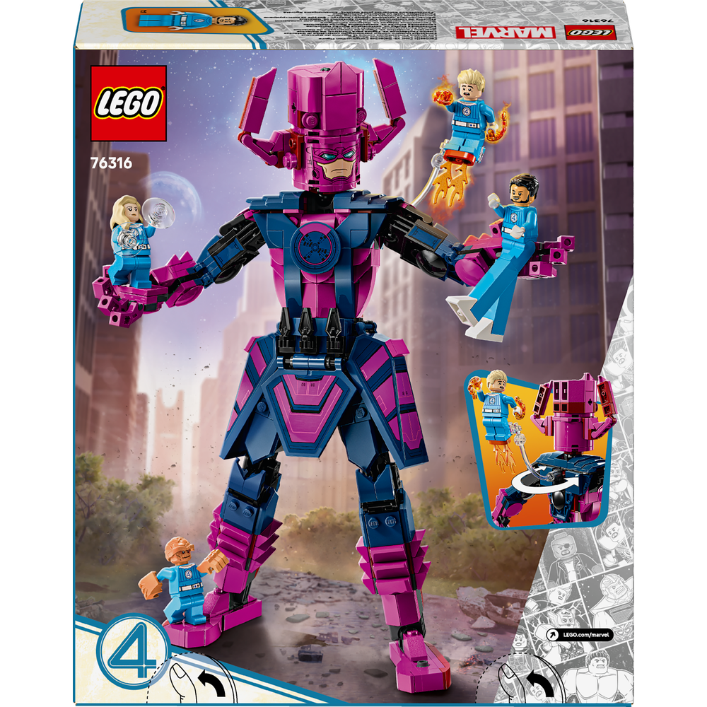 Cuatro Fantásticos vs. Figura para Construir de Galactus