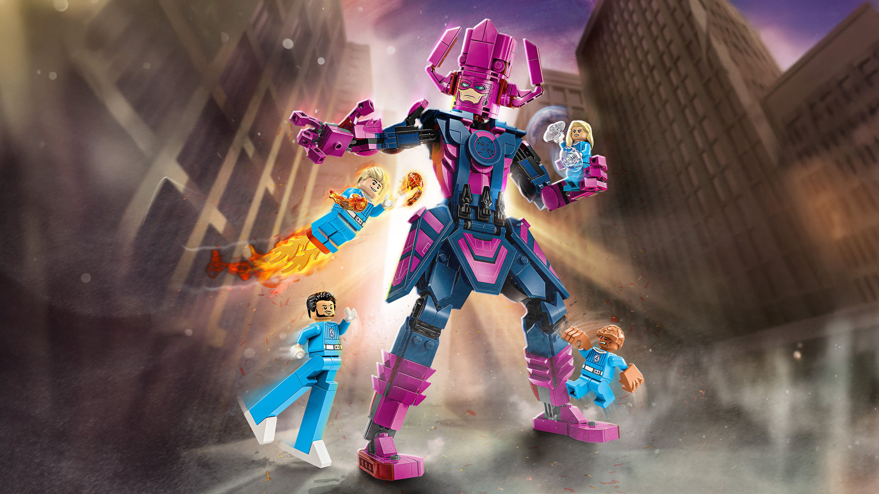 Cuatro Fantásticos vs. Figura para Construir de Galactus