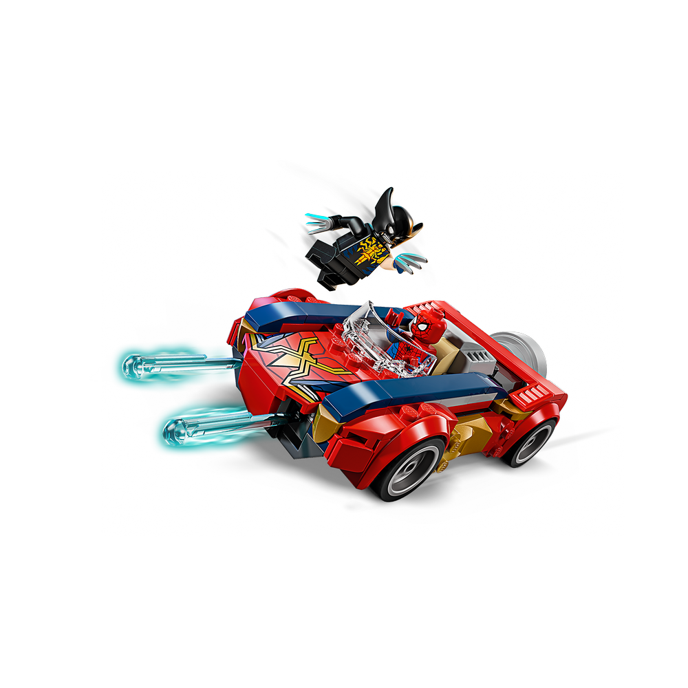 Coche de Spider-Man vs. Lobezno Venomizado