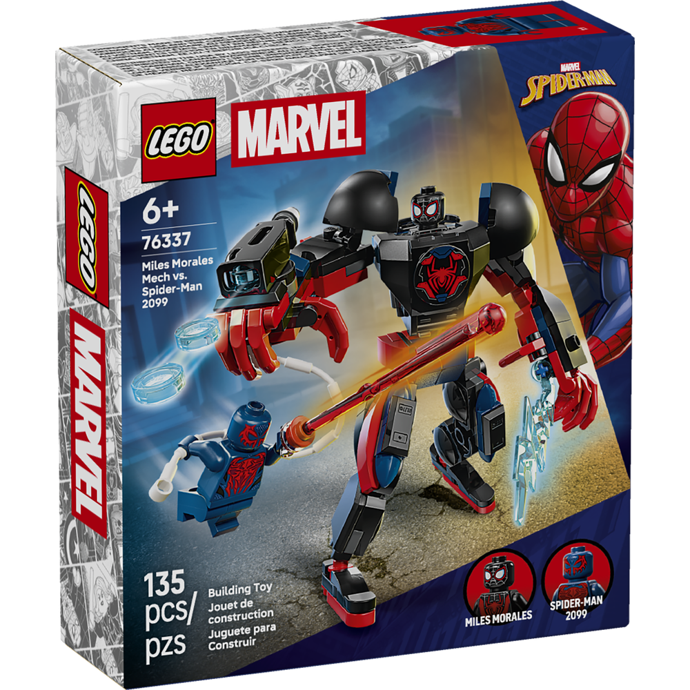 Armadura Robótica de Miles Morales vs. Spider-Man 2099