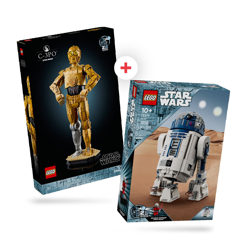 Combo Star Wars: C-3PO™ (75398) y R2-D2™ (75379)