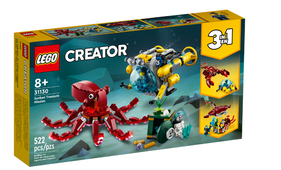 Misi n del Tesoro Hundido 31130 LEGO Creator