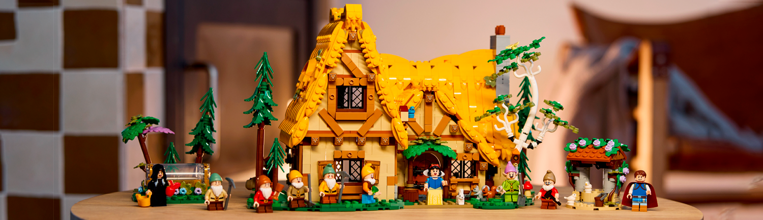 The LEGO Group anuncia el nuevo set de Disney Blancanieves y los siete enanitos inspirado en la película animada
