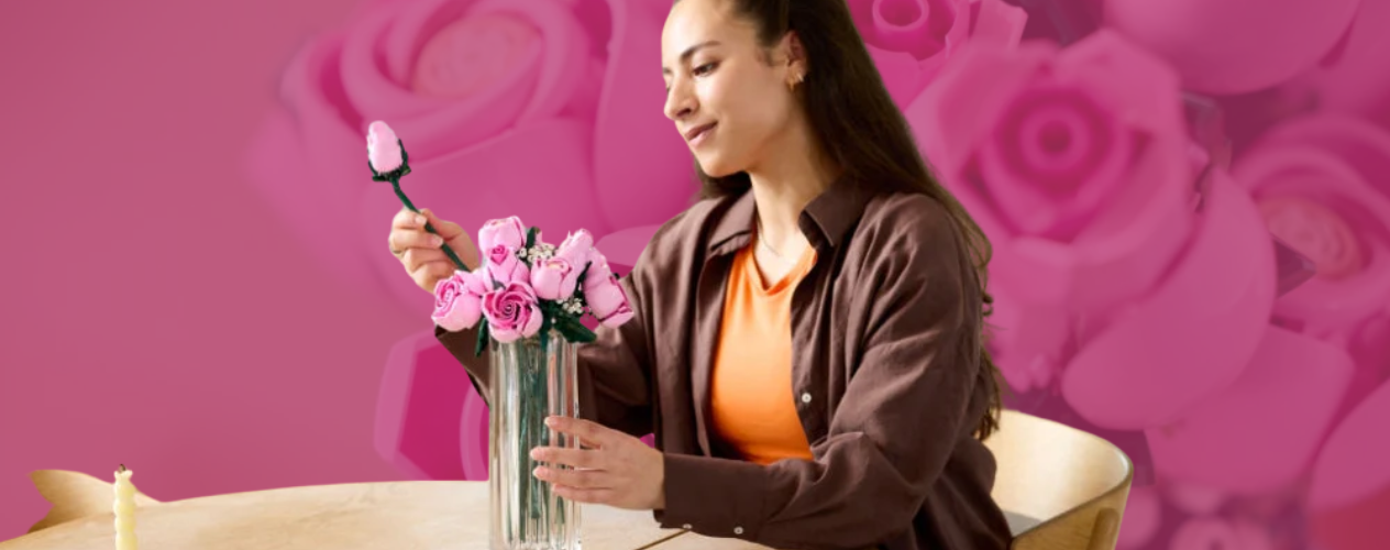 LEGO® Botanicals: piezas decorativas que se construyen y perduran