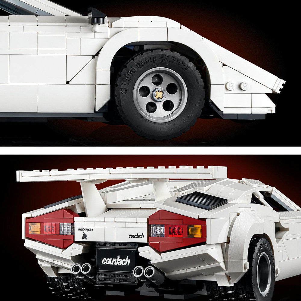 Combo Icons: Lamborghini Countach 5000 Quattrovalvole (10337) y Shelby Cobra 427 S/C (10357)