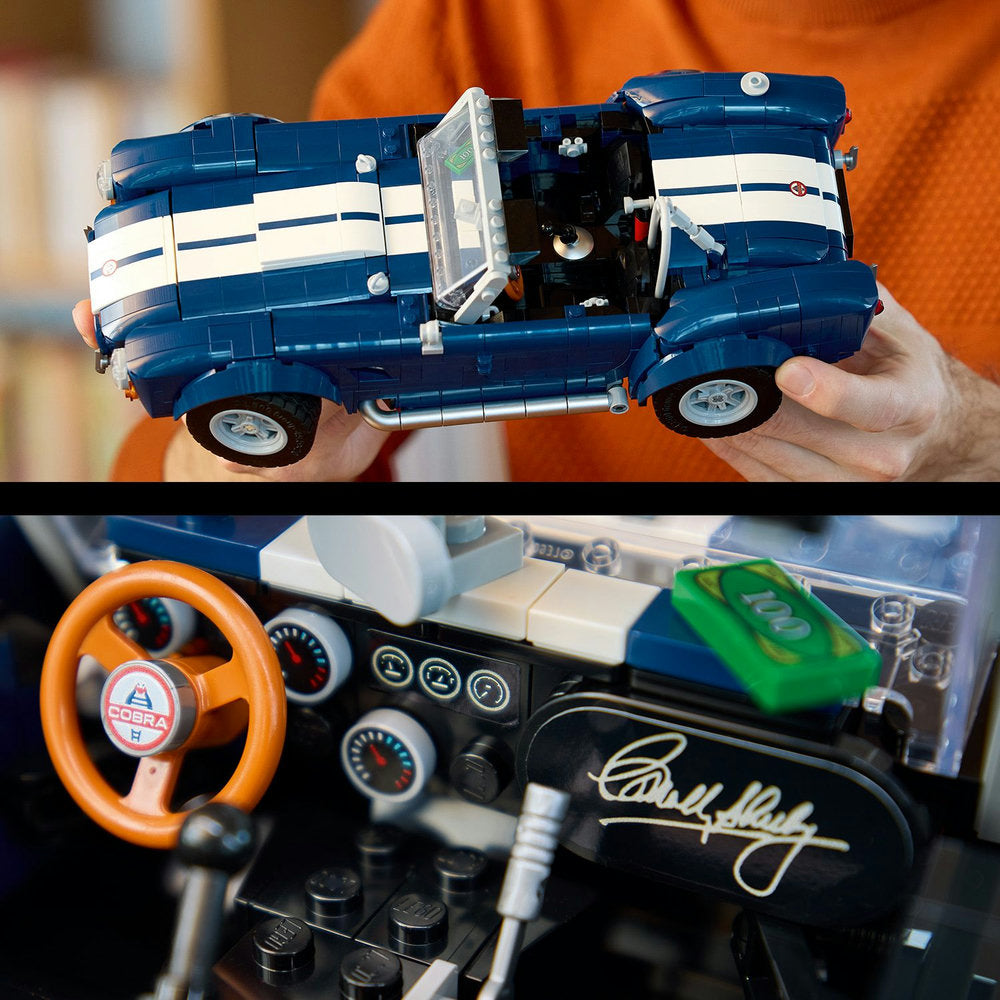 Combo Icons: Lamborghini Countach 5000 Quattrovalvole (10337) y Shelby Cobra 427 S/C (10357)