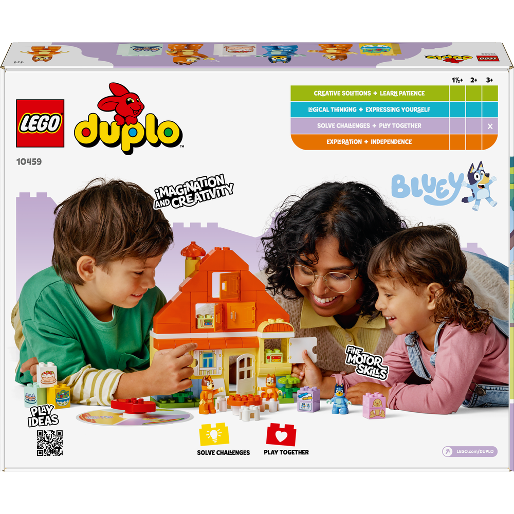Casa Familiar de Bluey con Juego de Memoria