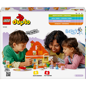 Casa Familiar de Bluey con Juego de Memoria