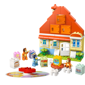 Casa Familiar de Bluey con Juego de Memoria
