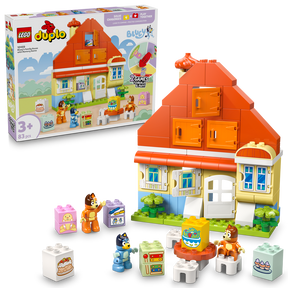 Casa Familiar de Bluey con Juego de Memoria