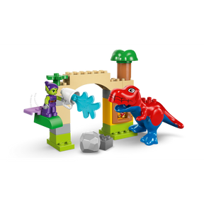 Dinosaurio Spidey-Rex vs. Duende Verde