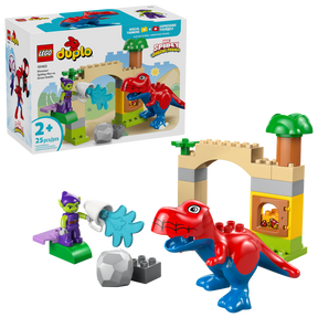 Dinosaurio Spidey-Rex vs. Duende Verde