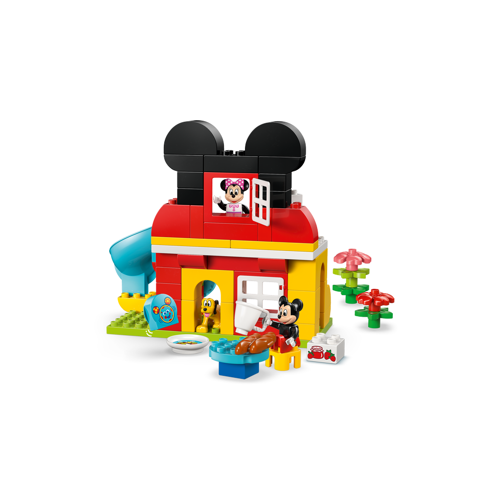 Casa de Mickey Mouse con Minnie y Pluto
