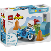 Moto de Policía Azul