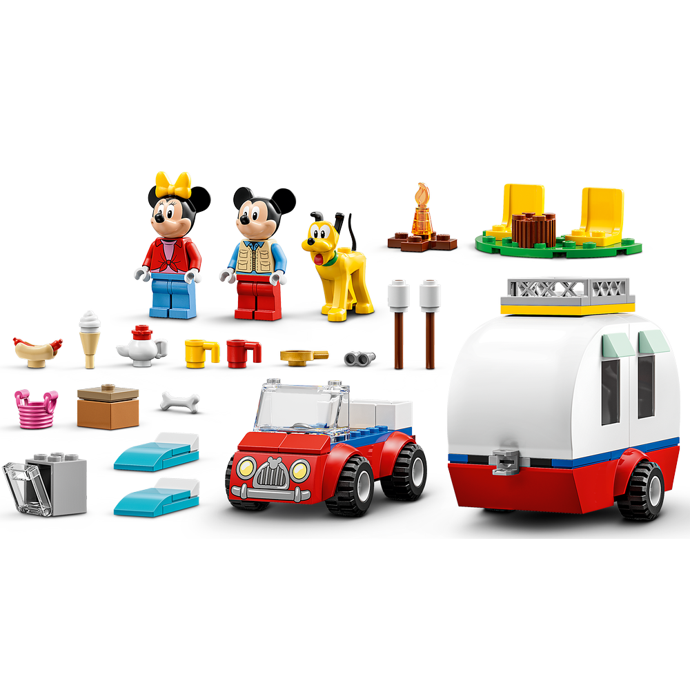 LEGO Disney Mickey Mouse y Minnie Mouse 10777 - Juguete de construcción con  furgoneta, coche y figura de Pluto, para niños de 4 años