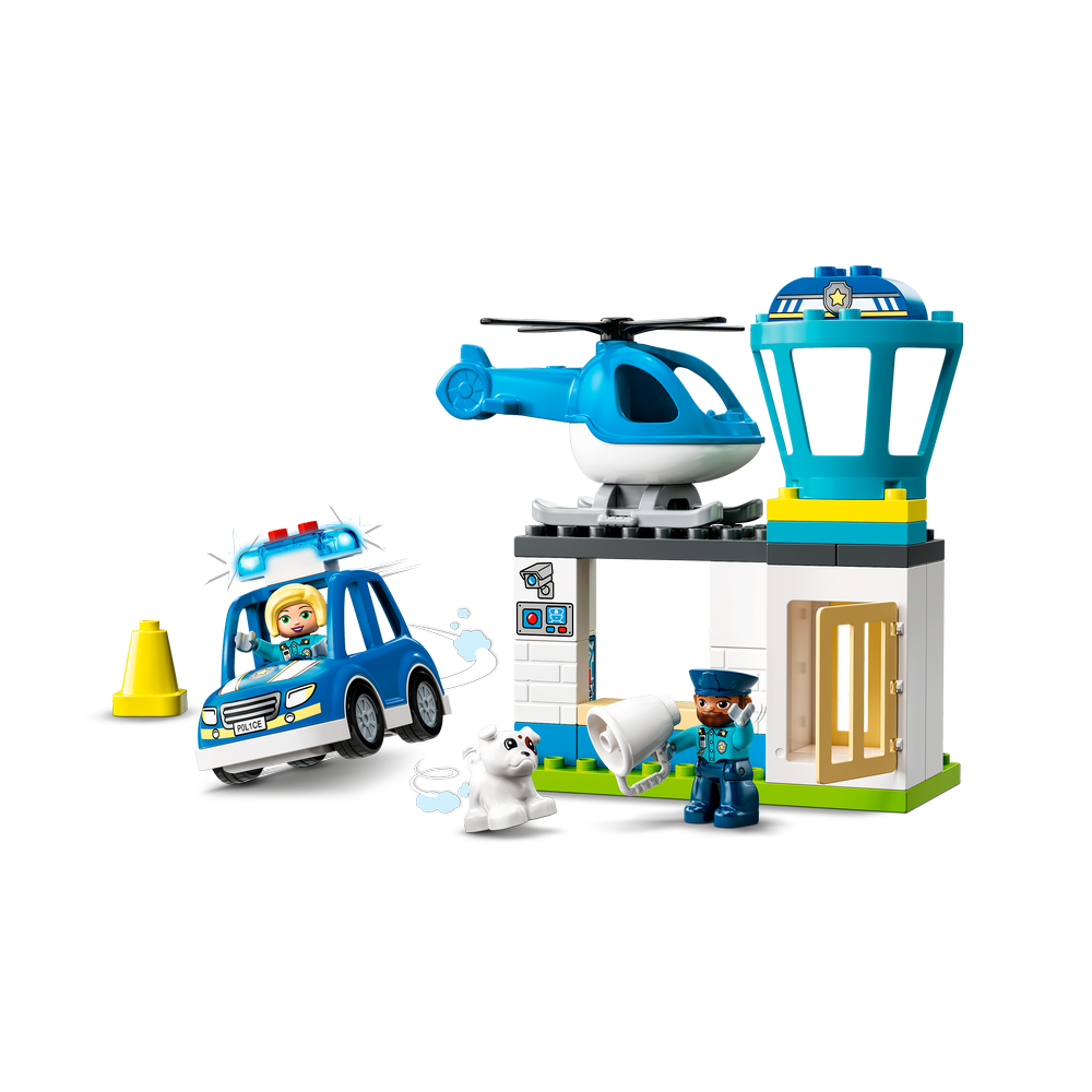 LEGO DUPLO Town Comisaria de Policia y Helicoptero 10959 — Distrito Max