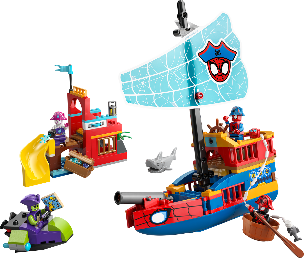 Barco Pirata del Equipo Spidey