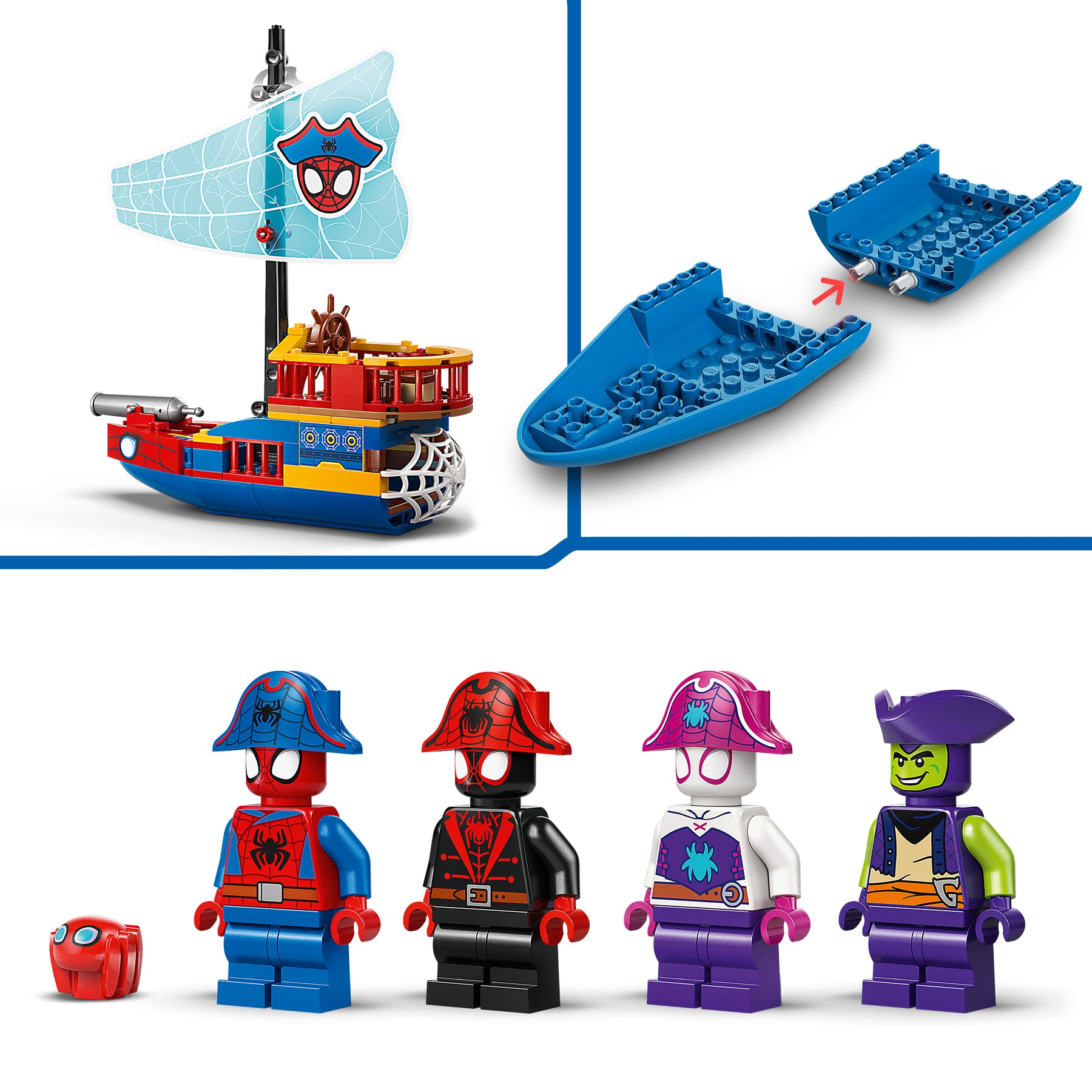 Barco Pirata del Equipo Spidey