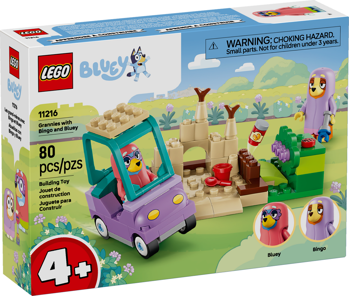 Abuelitas con Bingo y Bluey