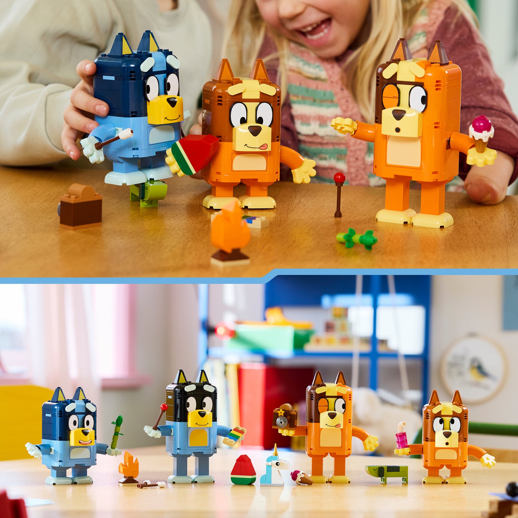 Familia de Bluey para Construir