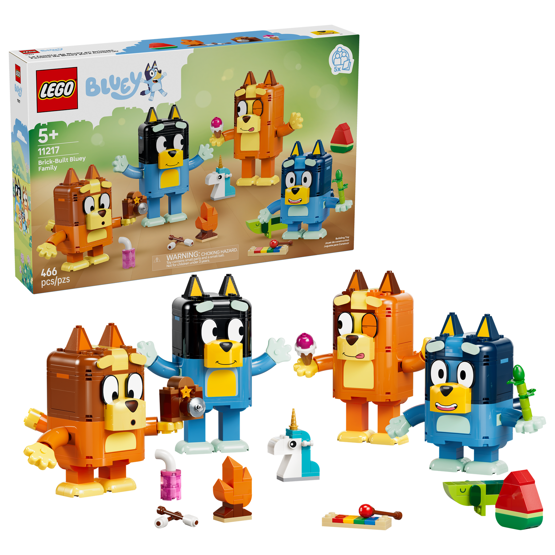 Familia de Bluey para Construir