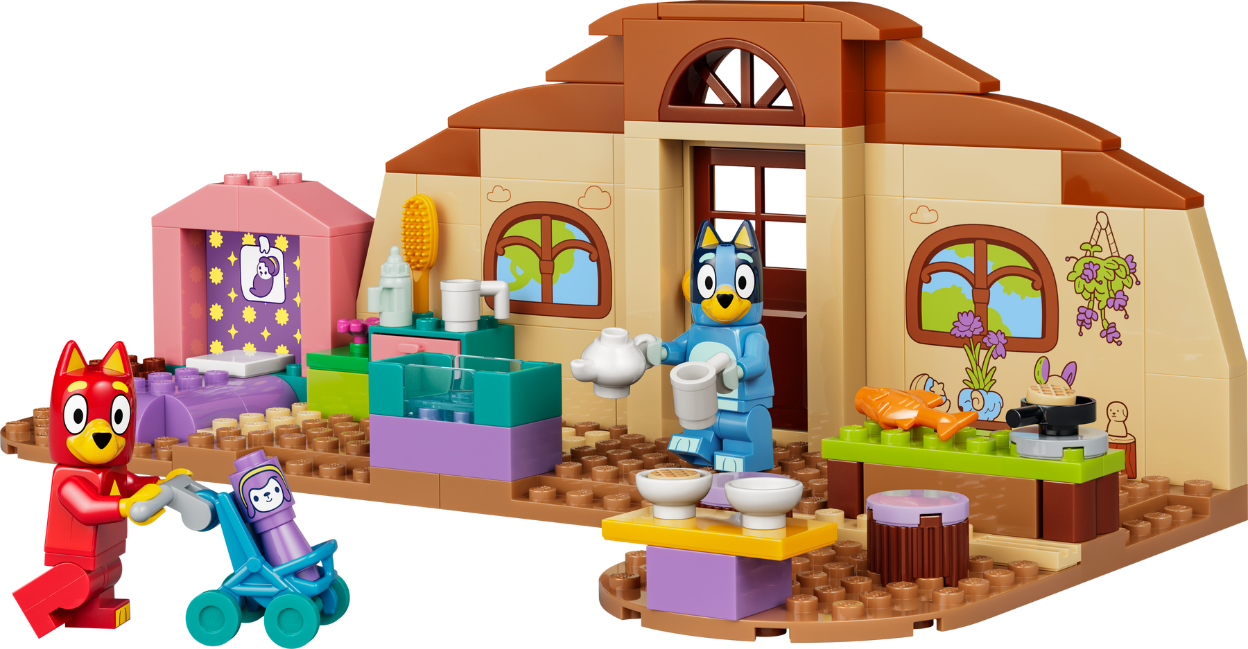 Escuela con Rusty y Bluey