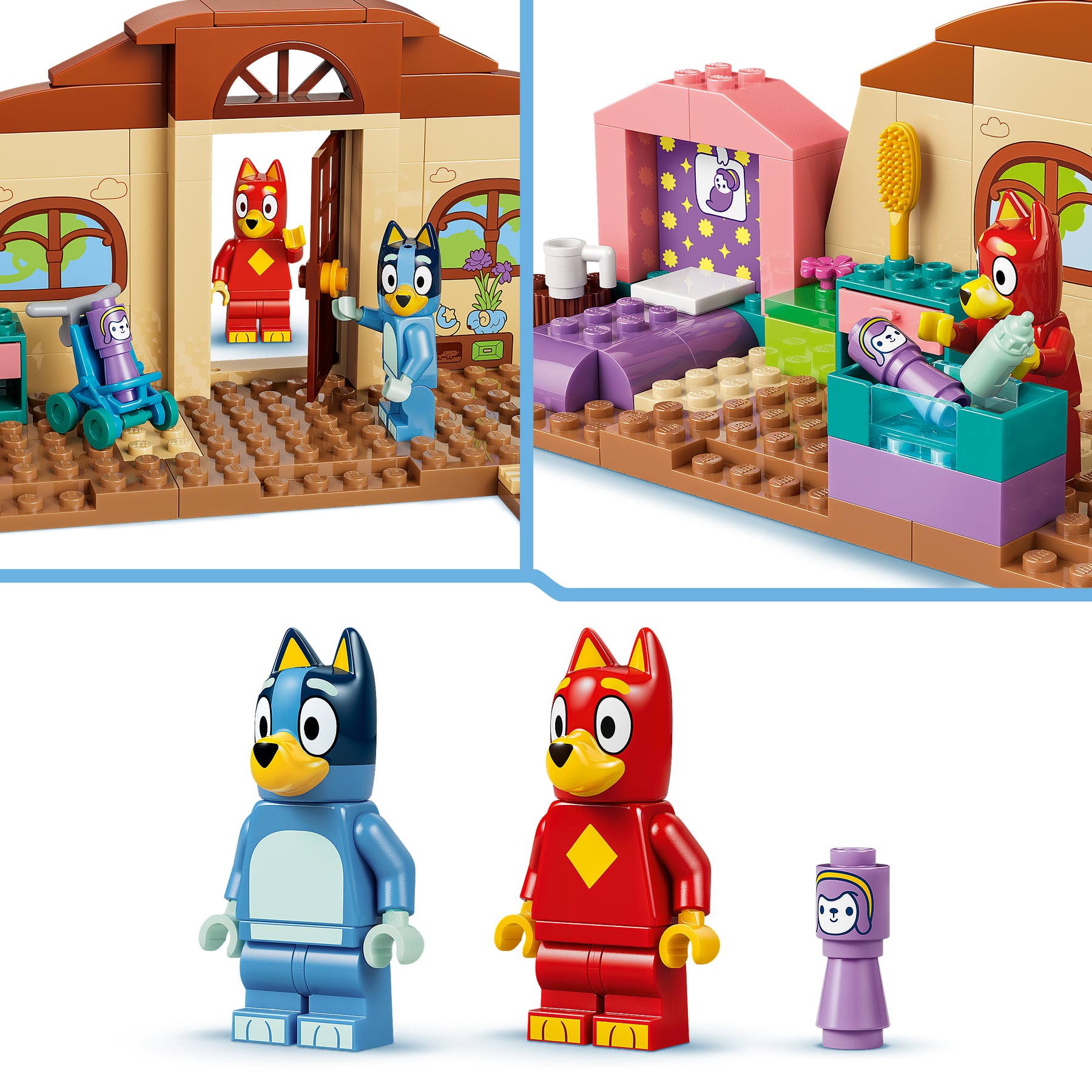 Escuela con Rusty y Bluey