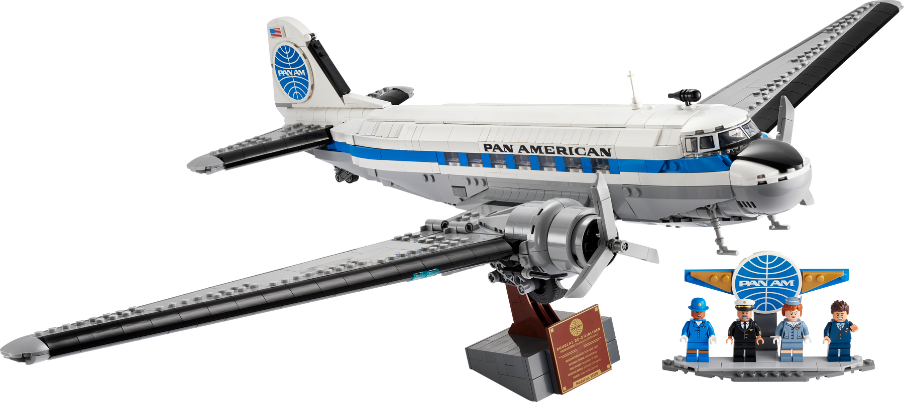 Avión de Pasajeros Douglas™ DC-3™ de PAN AM®