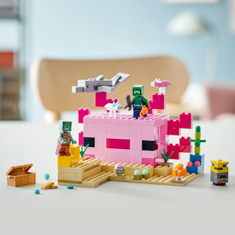 Lego Juegos De Construcción La Casa-Ajolote Rosa